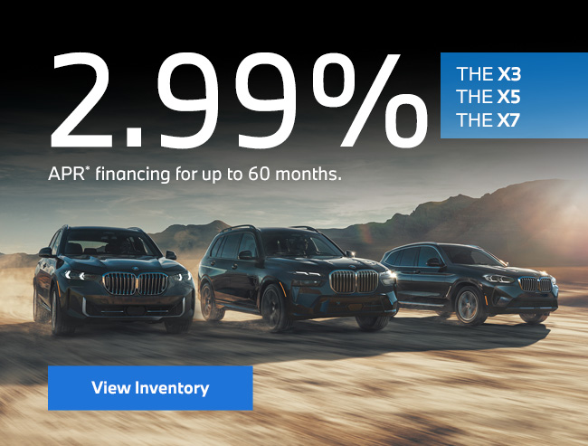 2.99% APR financing for up to 60 Months