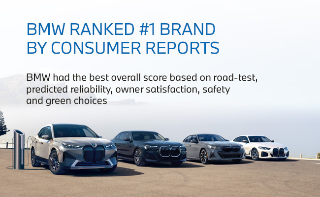 BMW Ranked #1 Brand by Consumer Reports