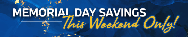 Memorial Day Savings