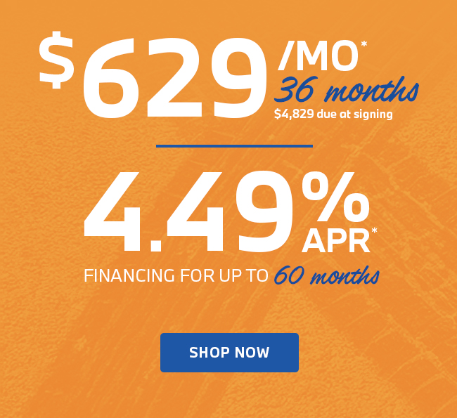 $629 per month for 36 months