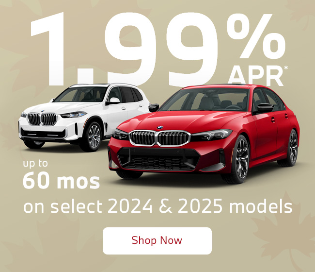 1.99% APR* up to 60 months on select 2024 and 2025 models