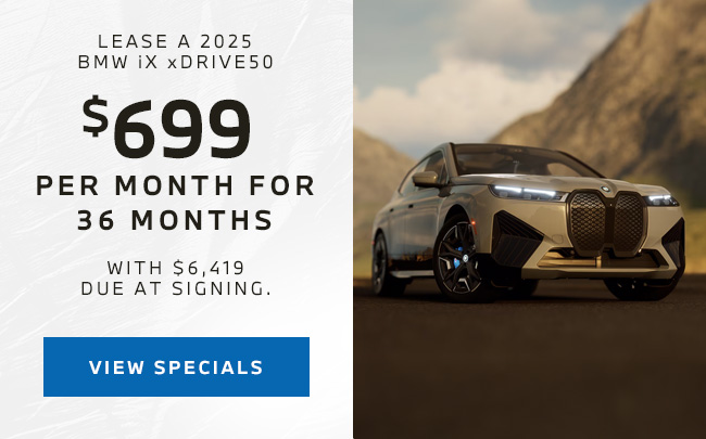 Lease iX $699 per month 36 months