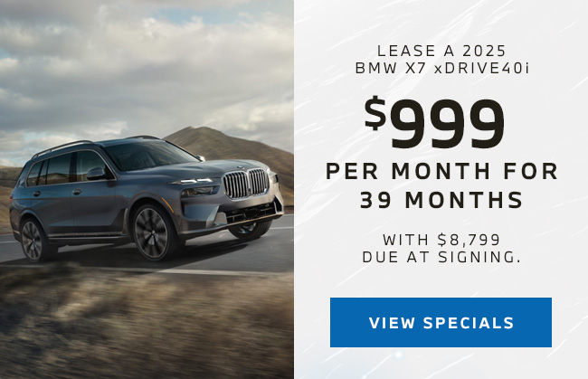 X7 Lease $999 per month 39 months 