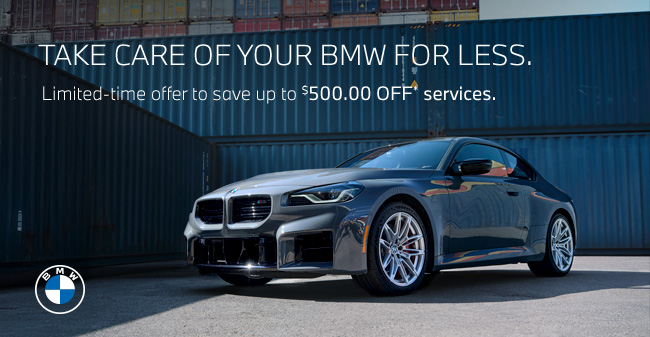 Take Care of Your BMW for Less.