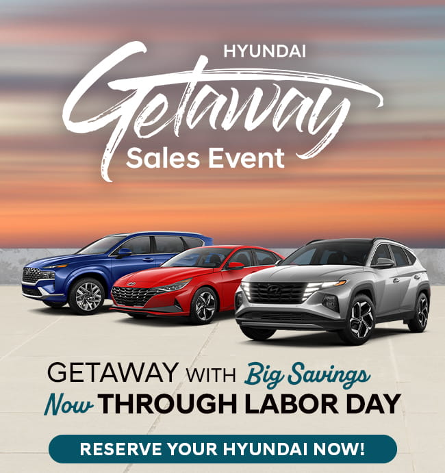 Hyundai Getaway Sales Event