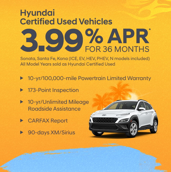 Hyundai Certified Used Vehicles