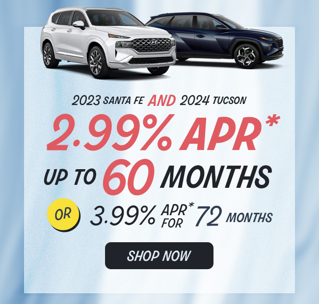 2.99% APR up to 60 months
