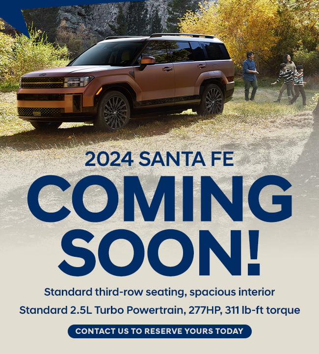 2024 Santa Fe Coming Soon