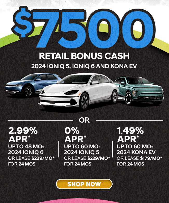 $7500 Retail Bonus Cash