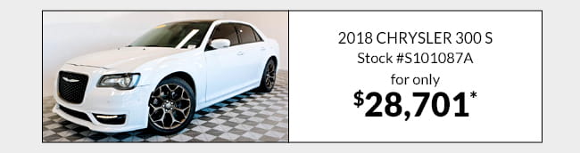 2018 Chrysler 300 S