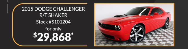 2015 Dodge Challenger R/T Shaker