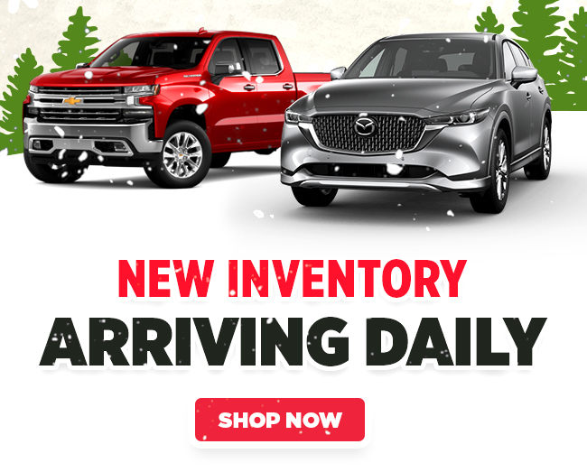 New Inventory Arriving Daily