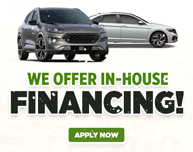 We Offer In-House Financing!