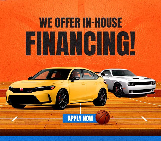 We Offer In-House Financing
