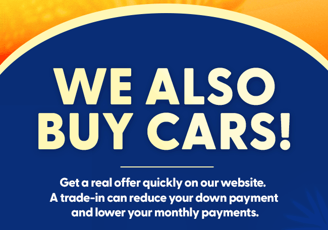We buy cars
