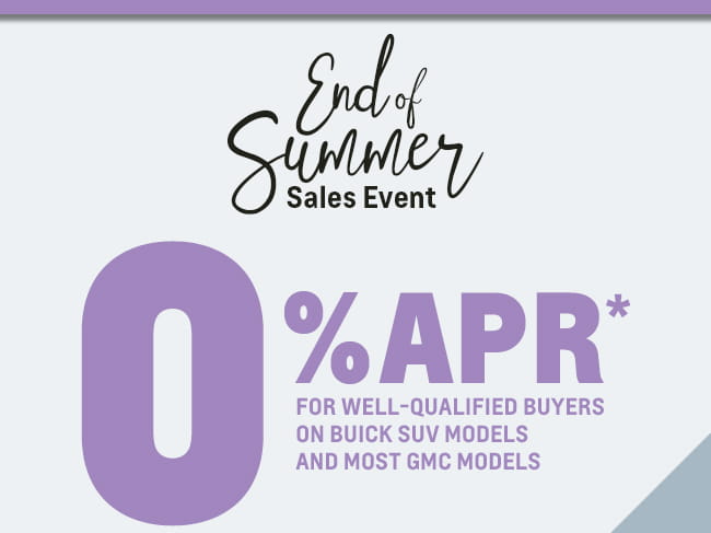 End of Summer Sales Event!