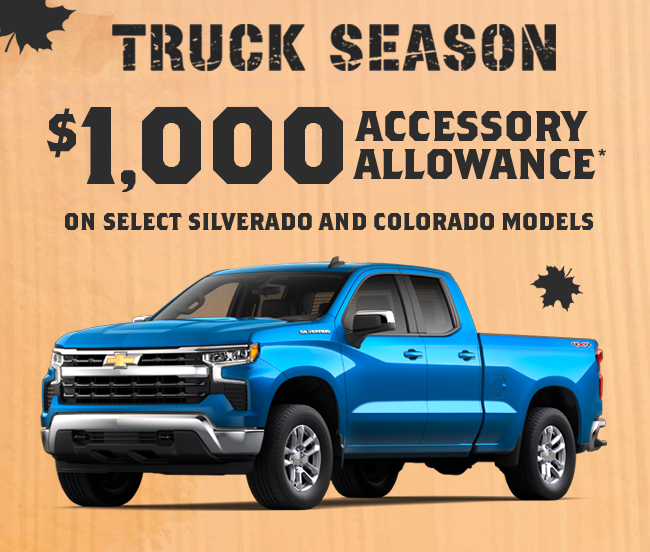 $1,000 ACCESSORY ALLOWANCE*
