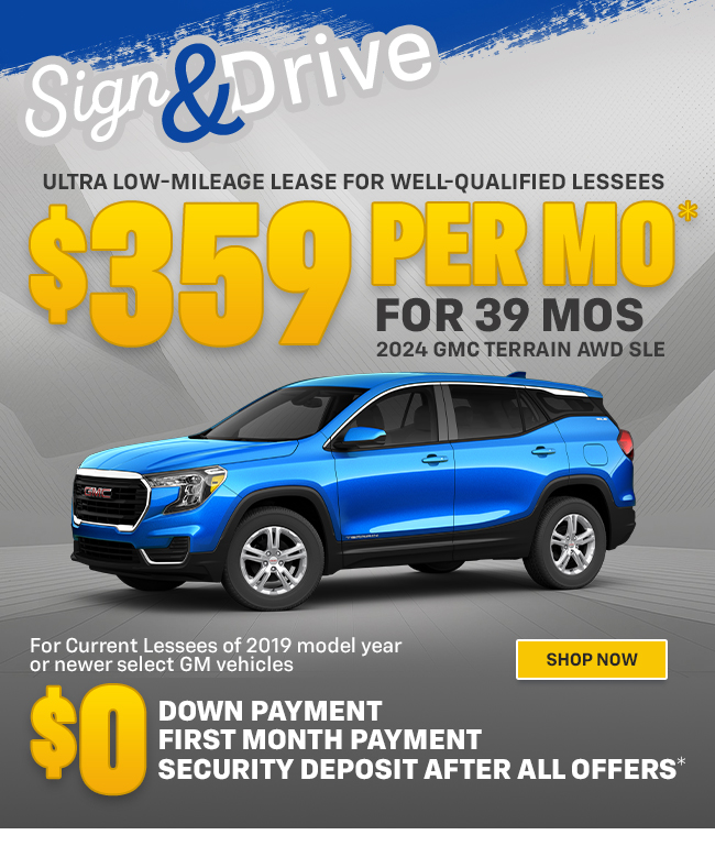 gmc terrain sale