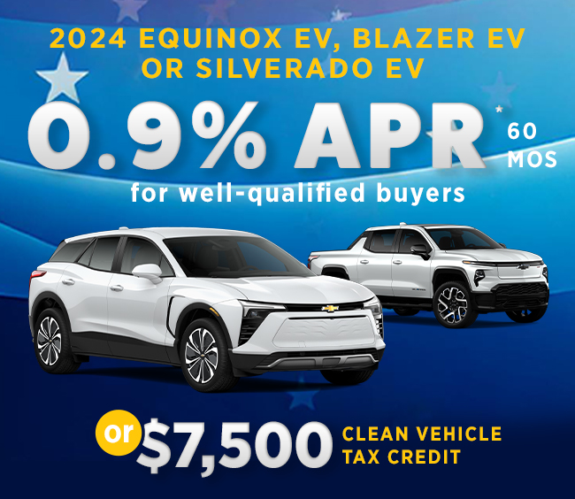 2024 chevy EV sale