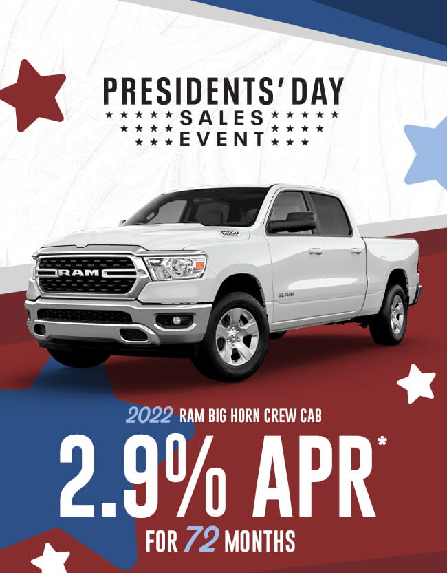 Presidents' Day Sales Event