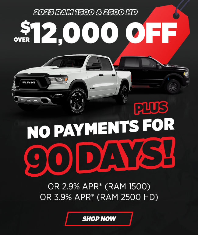 over $12,000 OFF Plus No Payments for 90 Days