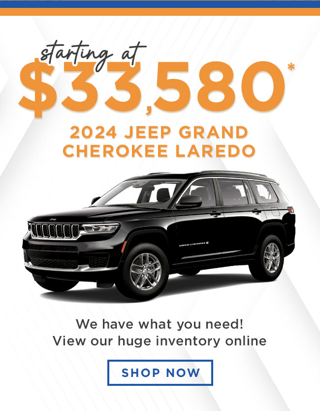 Grand Cherokee $33,580