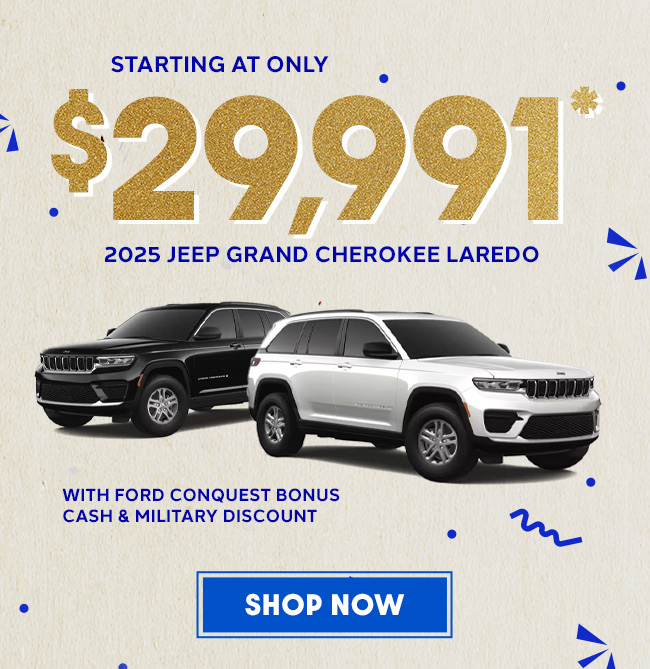 $29,991 Grand Cherokee Lardeo