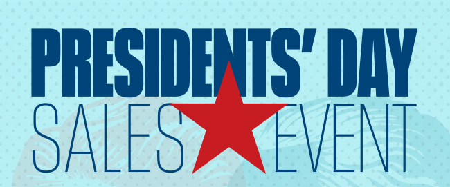 Presidents' Day Sales Event