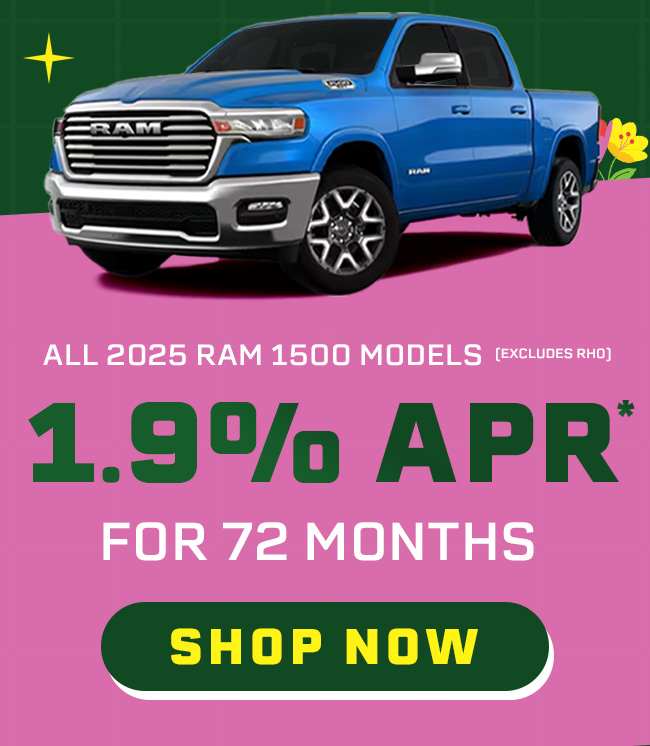 1.9% APR* Ram 1500 Models