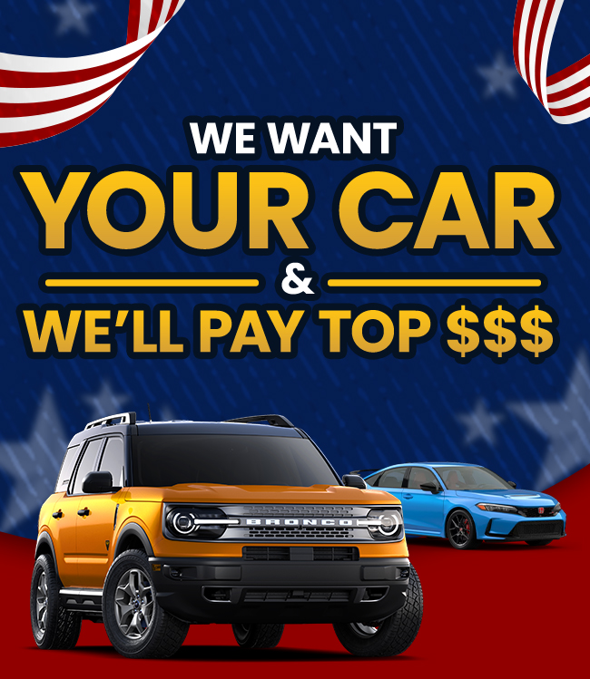 We Want Your Car