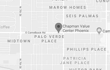 Local map around Chapman Value Center