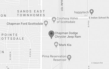 Local map around Chapman Dodge Chrysler Jeep Ram Scottsdale