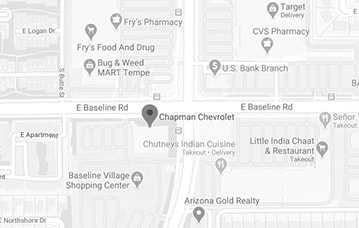Local map around Chapman Chevrolet