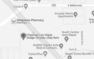 Local map around Chapman Las Vegas Dodge