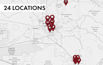 Local map around Chapman AZ