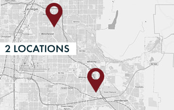 Local map around Chapman Las Vegas